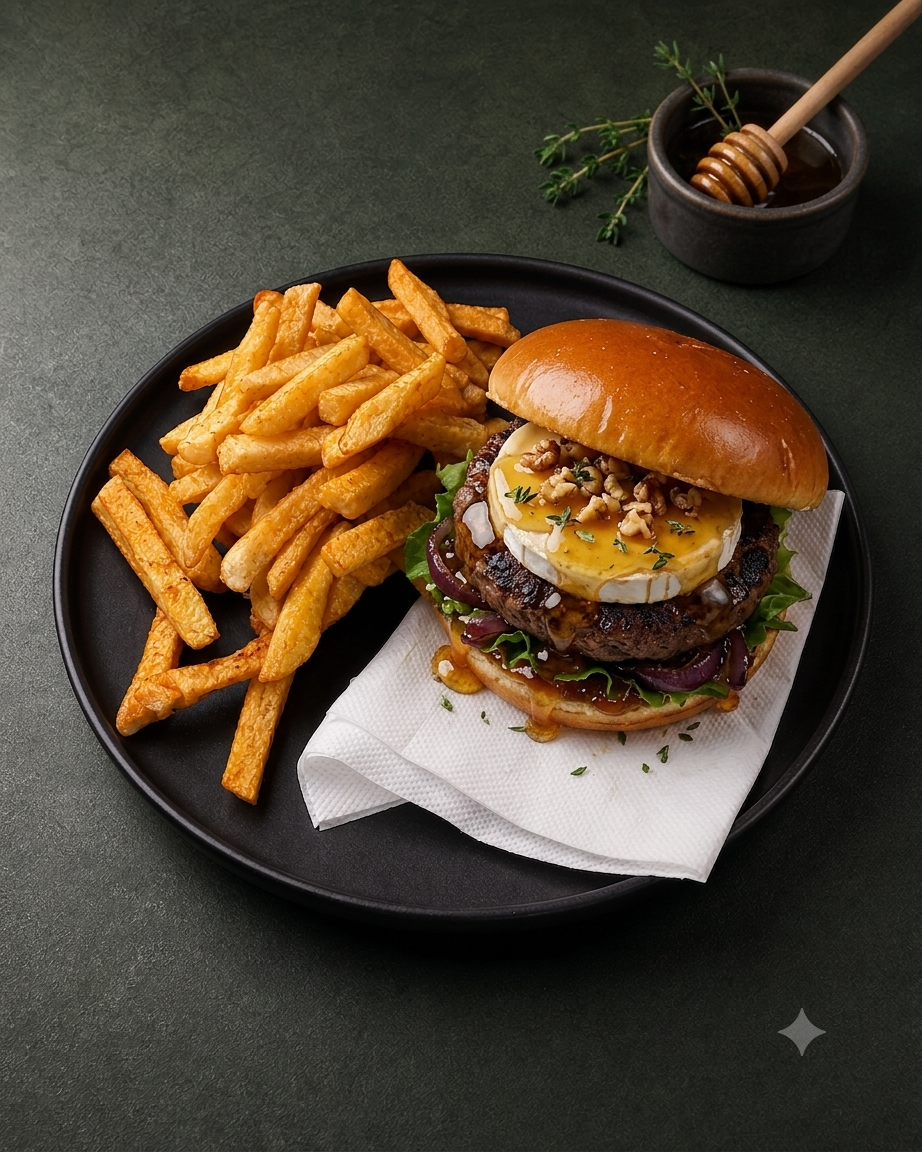 Burger Chèvre-Miel