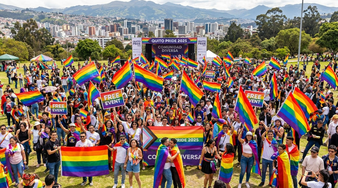 Orgullo Quito 2025 Marcha Gratuita 21 de Junio
