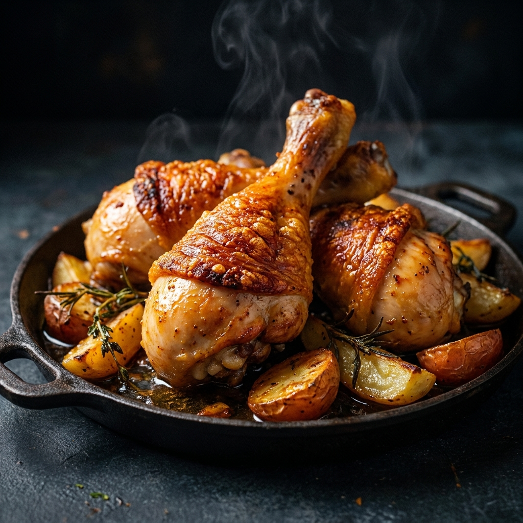 Cuisses de Poulet marinées